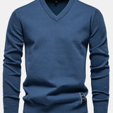 Sawyer - Long Sleeve V-Neck Knit Sweater