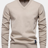 Sawyer - Long Sleeve V-Neck Knit Sweater