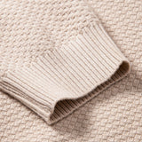 Emmett - Checkerboard Knit Turtleneck Sweater