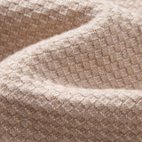 Emmett - Checkerboard Knit Turtleneck Sweater