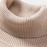 Emmett - Checkerboard Knit Turtleneck Sweater