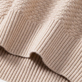 Emmett - Checkerboard Knit Turtleneck Sweater