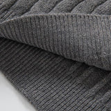 Dawson - Cable Knit Stand Collar Quarter-Zip Sweater