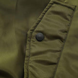 Thomas - Padded Bomber Jacket with Faux Fur Collar