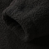 Stuart - Folk Pattern Teddy Fleece Quarter-Zip Pullover