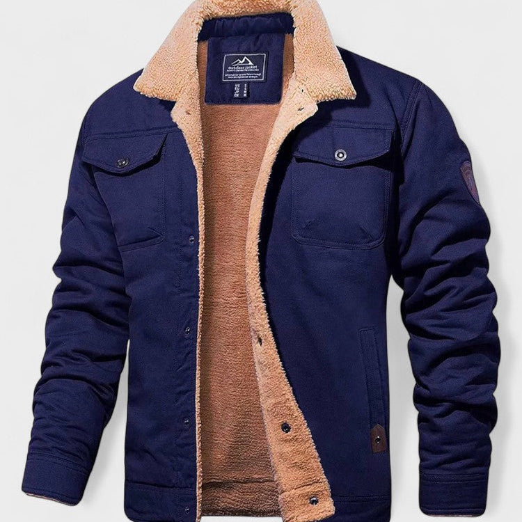 Marcel - Black Teddy-Lined Jacket