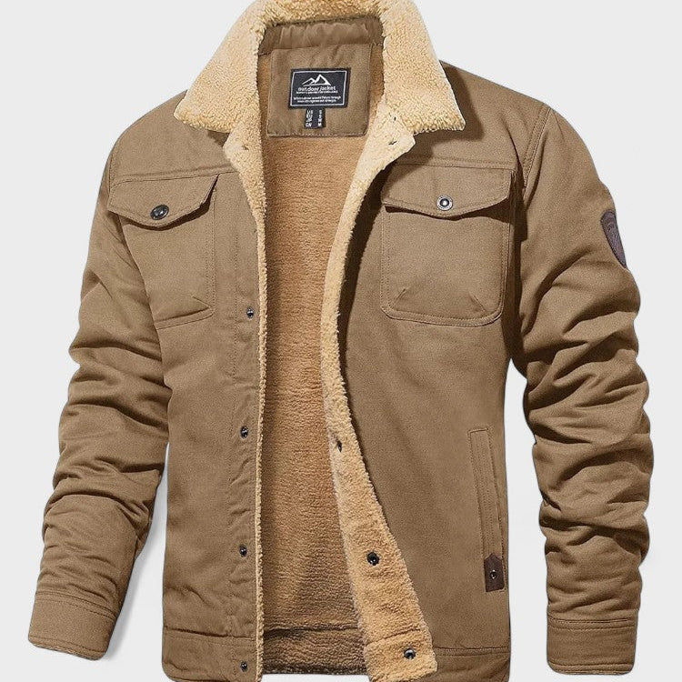Marcel - Black Teddy-Lined Jacket