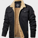 Marcel - Black Teddy-Lined Jacket