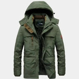 Alistair - Military Style Hooded Jacket