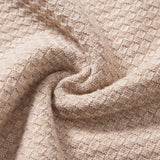 Lincoln - Checkerboard Texture Crew Neck Sweater