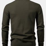 Lincoln - Checkerboard Texture Crew Neck Sweater