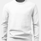 Lincoln - Checkerboard Texture Crew Neck Sweater