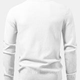 Lincoln - Checkerboard Texture Crew Neck Sweater