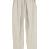 Alain - Relaxed Fit Straight Leg Trousers