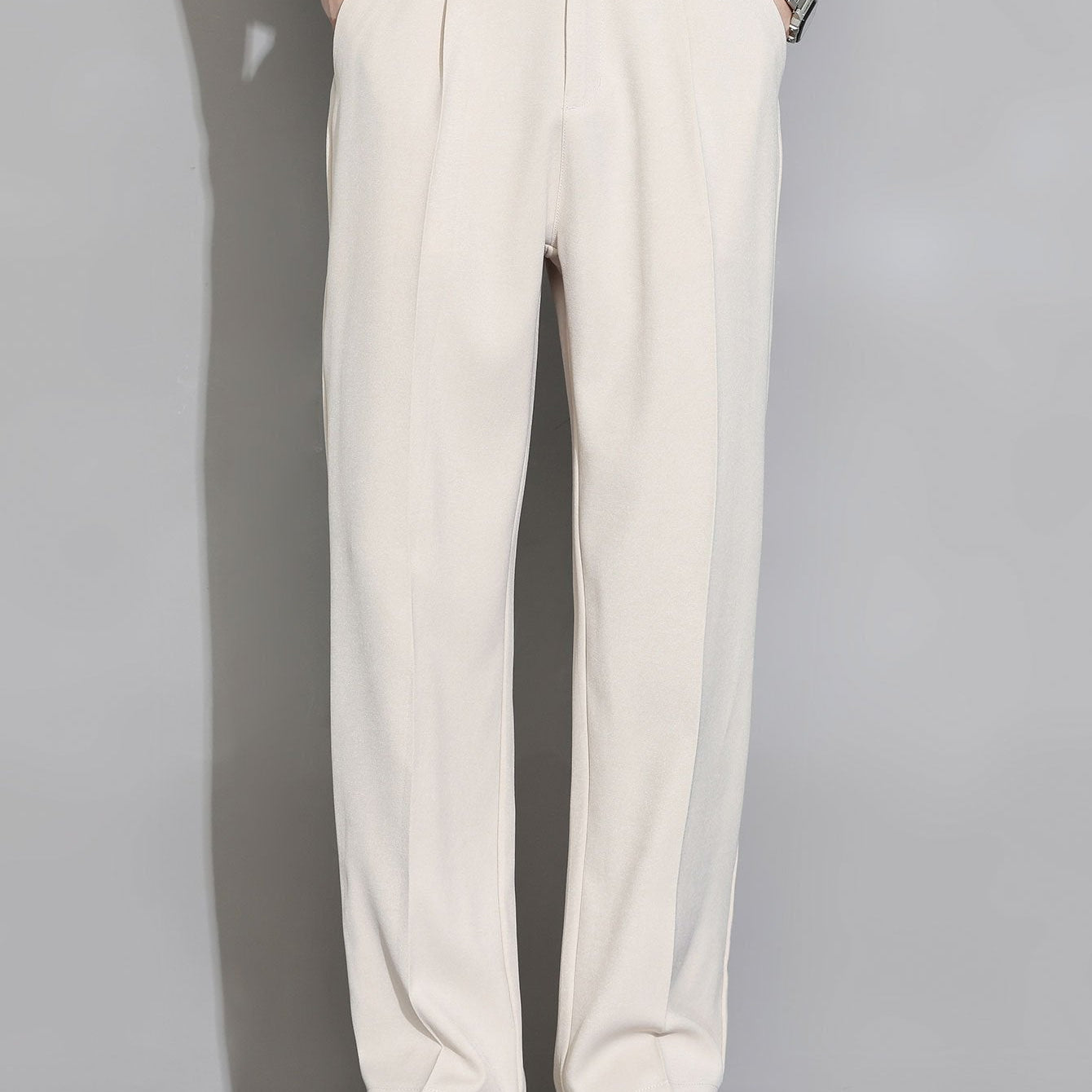 Alain - Relaxed Fit Straight Leg Trousers