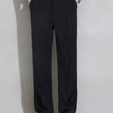 Alain - Relaxed Fit Straight Leg Trousers