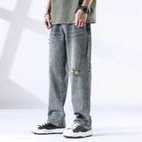 Bryce - Distressed Straight Leg Jeans