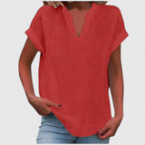 Xavinah - Comfortable V-Neck Blouse