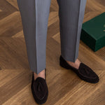 Gil men's high waist buckle dress pants, view 9