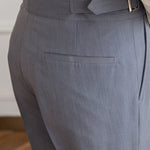 Gil men's high waist buckle dress pants, view 8