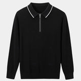 Jared - Long Sleeve Zip Polo