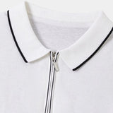 Jared - Long Sleeve Zip Polo