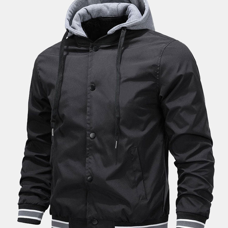 Benjamin - Bomber Jacket with Detachable Hood