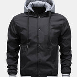 Benjamin - Bomber Jacket with Detachable Hood