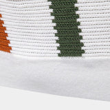 Greg - Striped Knit Polo with Open Collar