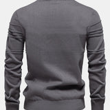 Fraser - Striped Jacquard Crew Neck Sweater