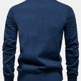 Fraser - Striped Jacquard Crew Neck Sweater
