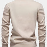 Fraser - Striped Jacquard Crew Neck Sweater