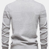 Fraser - Striped Jacquard Crew Neck Sweater