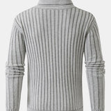 Duncan - Jacquard Toggle Turtleneck Sweater