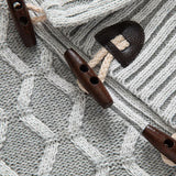 Duncan - Jacquard Toggle Turtleneck Sweater