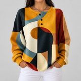 Amelia - Geometric Pattern Sweater