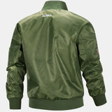 Jacob - Bomber Jacket with NASA Embroidery and Detachable Hood