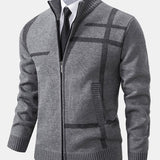 Theodore - Striped Zip-Up Sweater