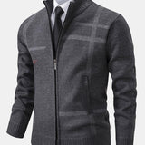 Theodore - Striped Zip-Up Sweater