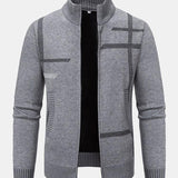 Theodore - Striped Zip-Up Sweater