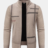 Theodore - Striped Zip-Up Sweater