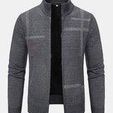 Theodore - Striped Zip-Up Sweater