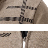 Theodore - Striped Zip-Up Sweater