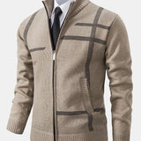 Theodore - Striped Zip-Up Sweater