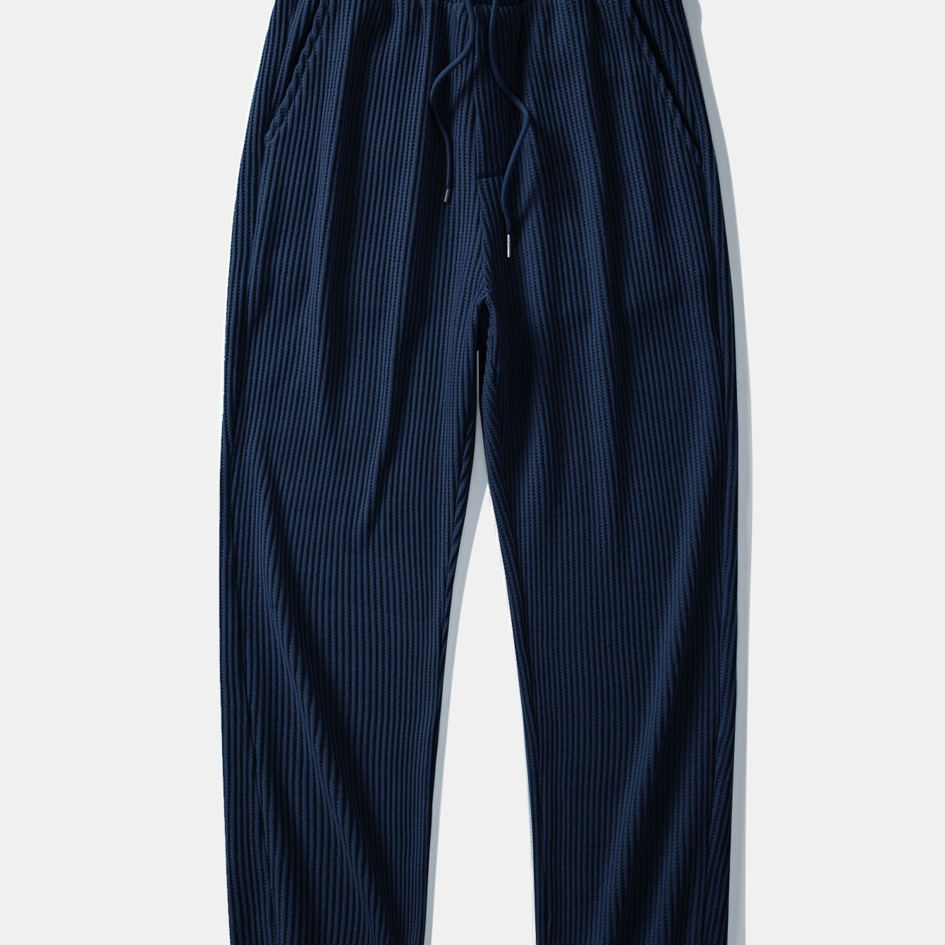 Claude - Waffle Texture Drawstring Pants