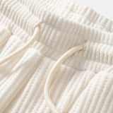 Claude - Waffle Texture Drawstring Pants