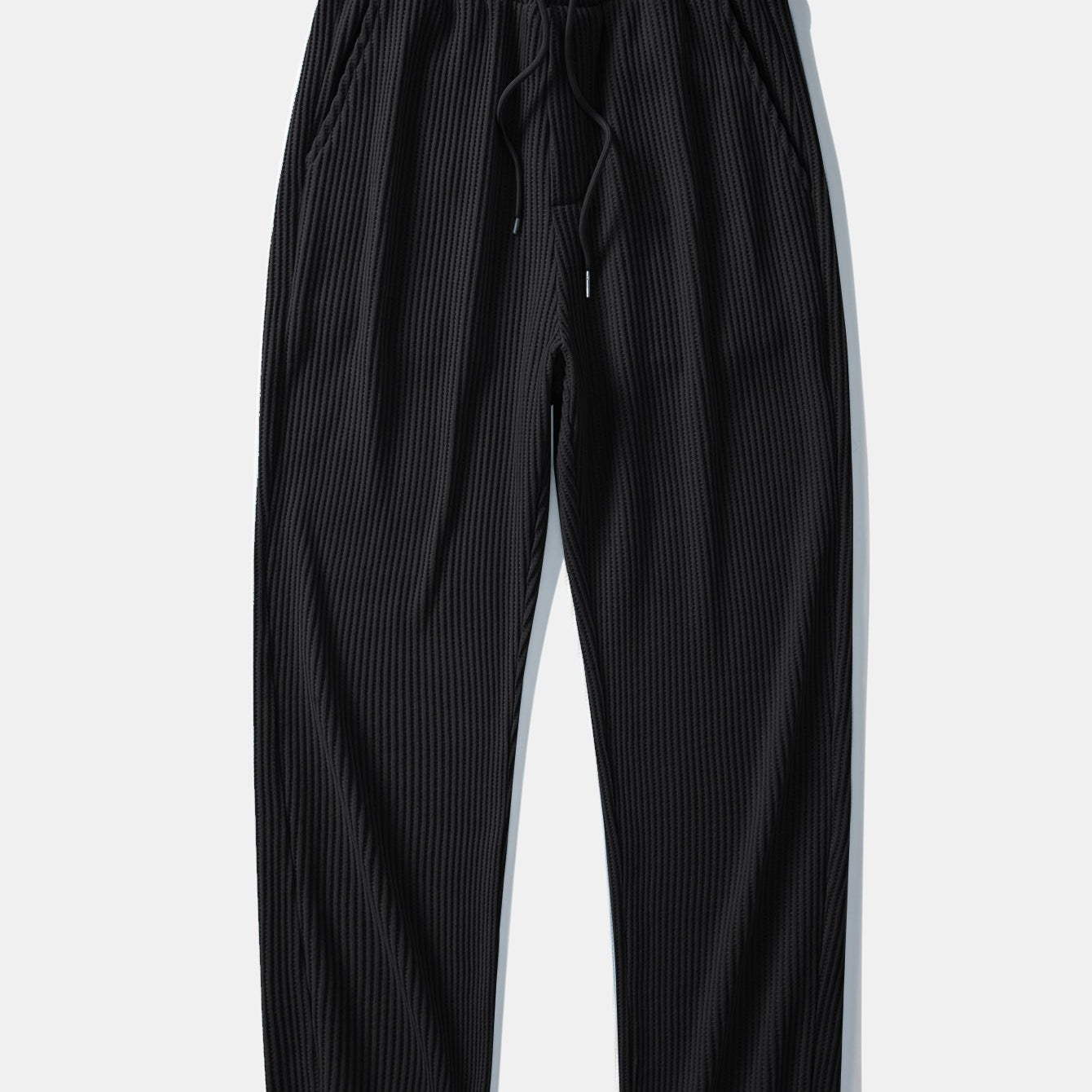 Claude - Waffle Texture Drawstring Pants