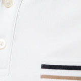 Graham - White Polo with Chest Pocket