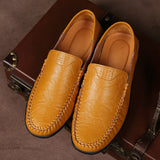 Alexandre - Classic Leather Slip-On Loafers