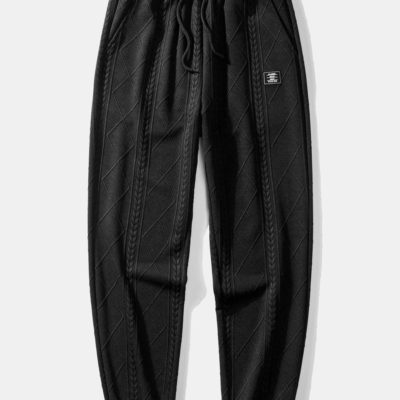 Patrick - Geometric Jacquard Joggers